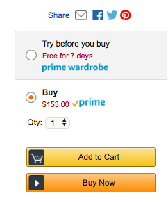 Amazon Prime Wardrobe