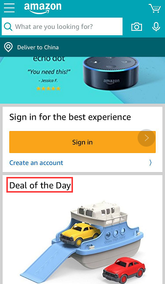 DOTD（Deal of the Day）