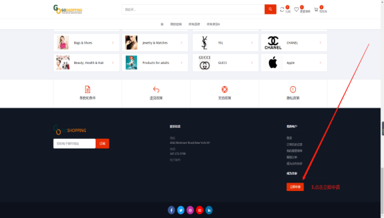 Goshopping跨境电商平台入驻流程